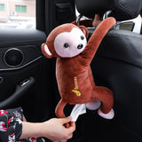 Funny Hanging Monkey Tissue Holder Car Accessories-4