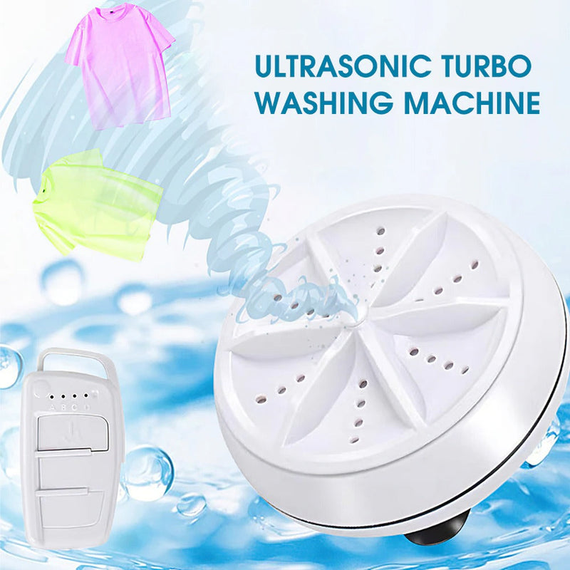 2 in 1 Portable Mini Ultrasonic Washing Machine - Madigy