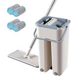 Hand Free Flat Mop and Bucket Home Essentials-5