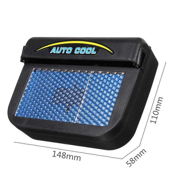 Solar Powered Car Ventilation Window Fan Car Accessories-4