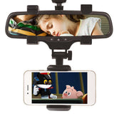 Rearview Mirror 360 Degrees Car Phone Holder Car Accessories-4