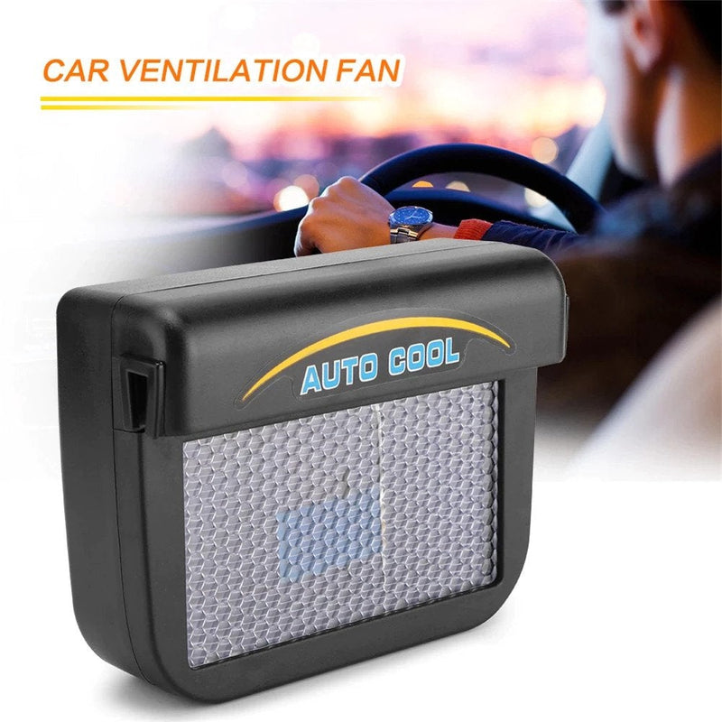 Solar Powered Car Ventilation Window Fan Car Accessories-4